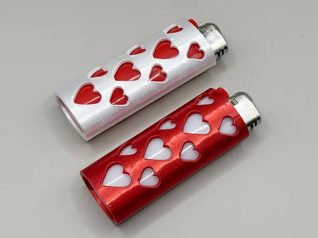 Love Hearts Bic Lighter Sleeve